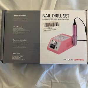 Nail drill set